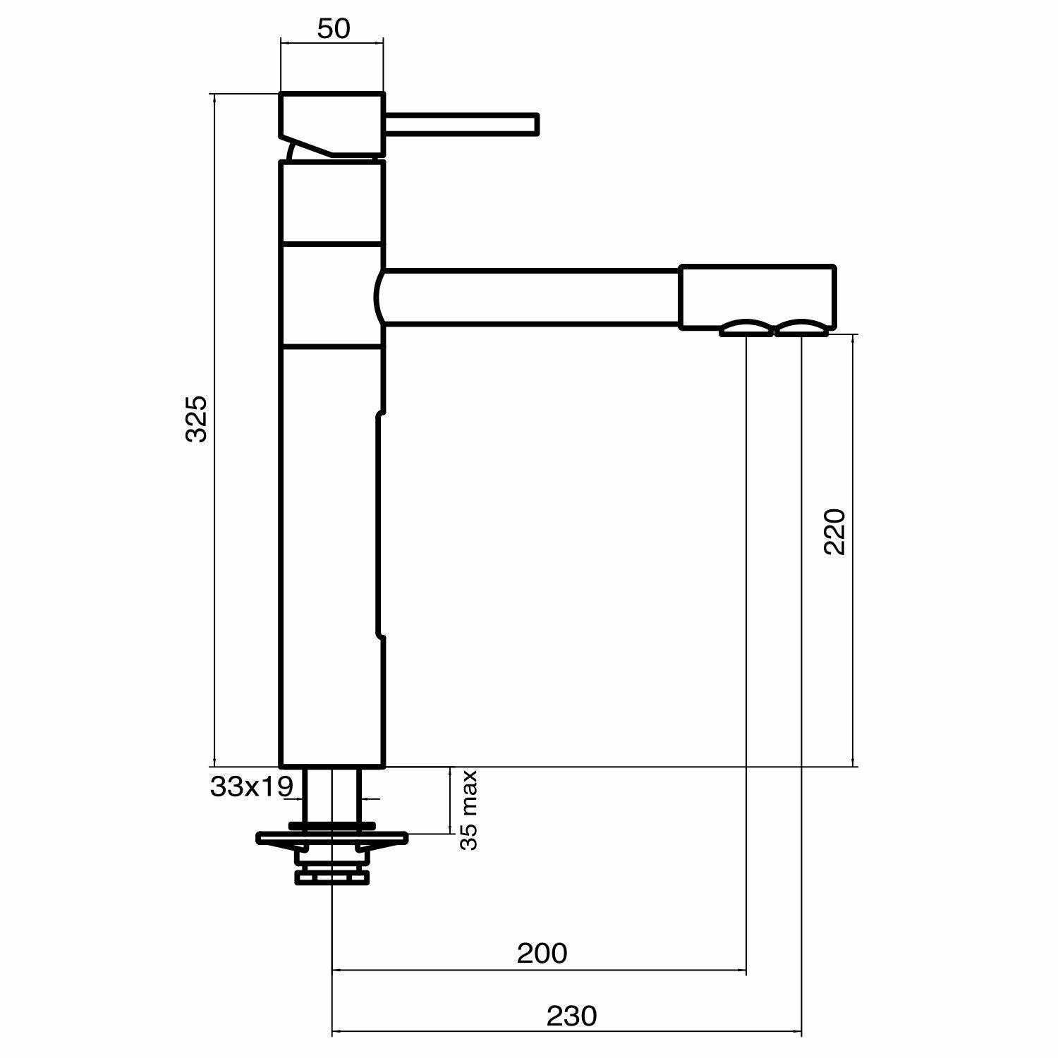 Untertisch-Trinkwassersystem INOX Wassersprudler inkl. 5-Wege-Armatur STELLA