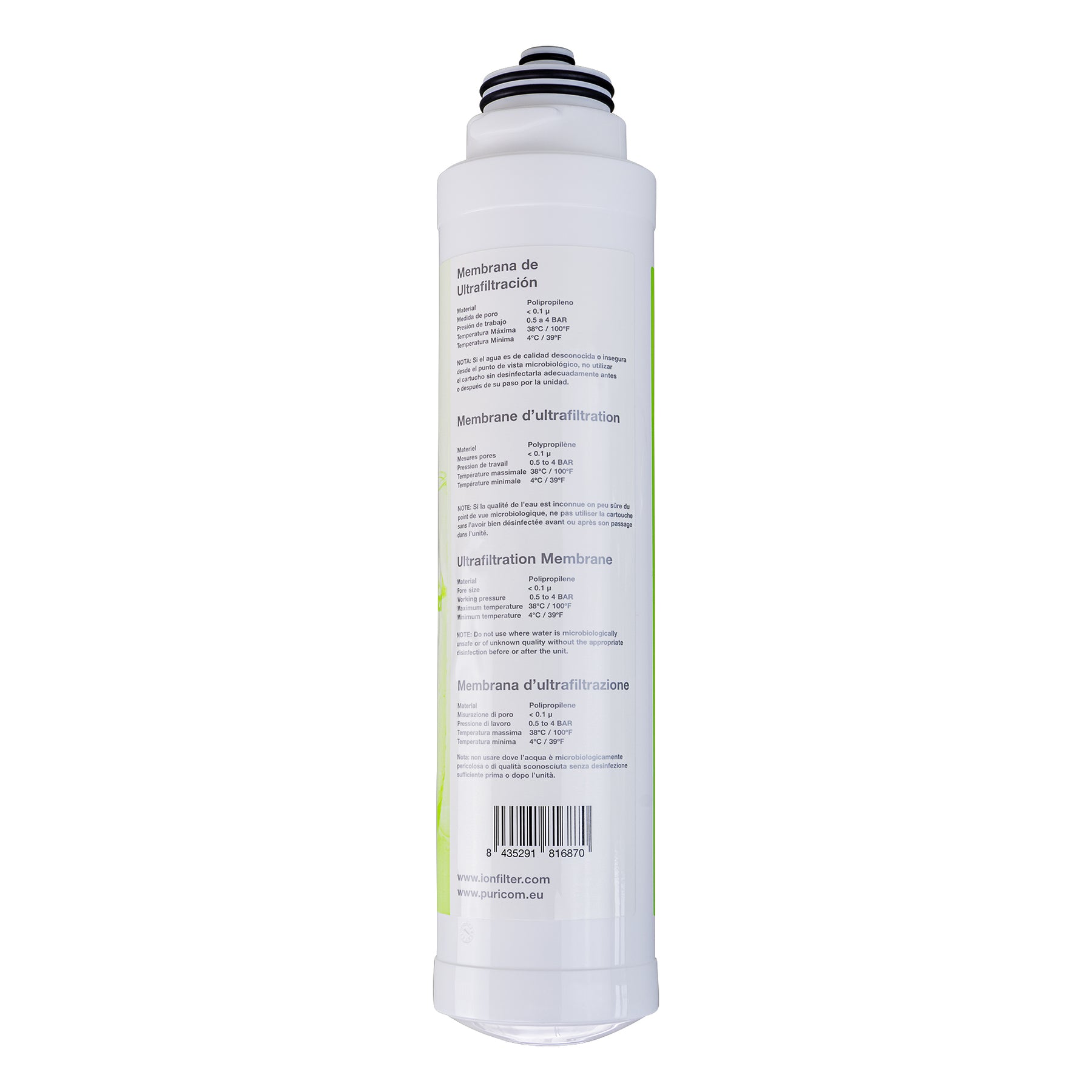 AORA Ersatzfilter für FT-LINE 3 Aktivkohle Wasserfilter mit UF - Filtration