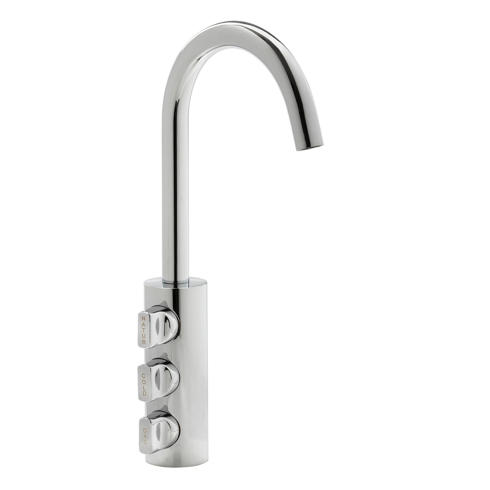 3-Wege-Sodaarmatur GM 6180M Chrom