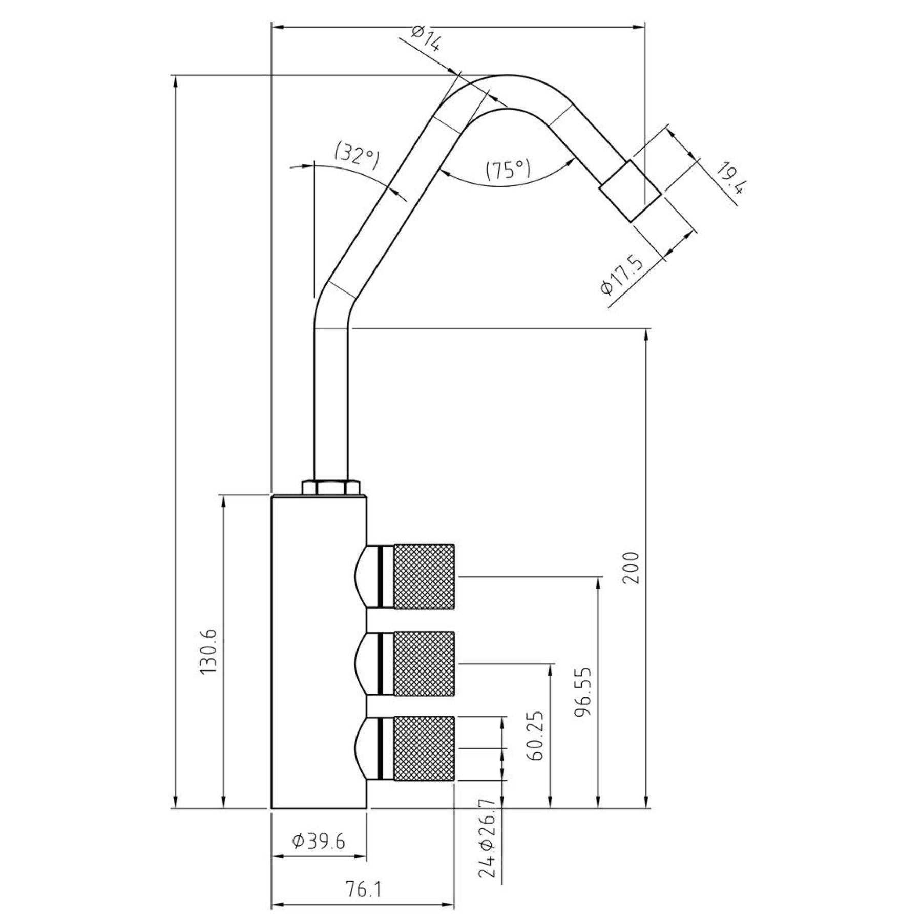 SPRUDELUX® POWER SODA Untertisch-Tafelwassersystem – Wassersprudler mit 3-Wege-Armatur DELTA INOX & 2 kg CO2-Flasche – Sprudelwasser direkt aus dem Wasserhahn