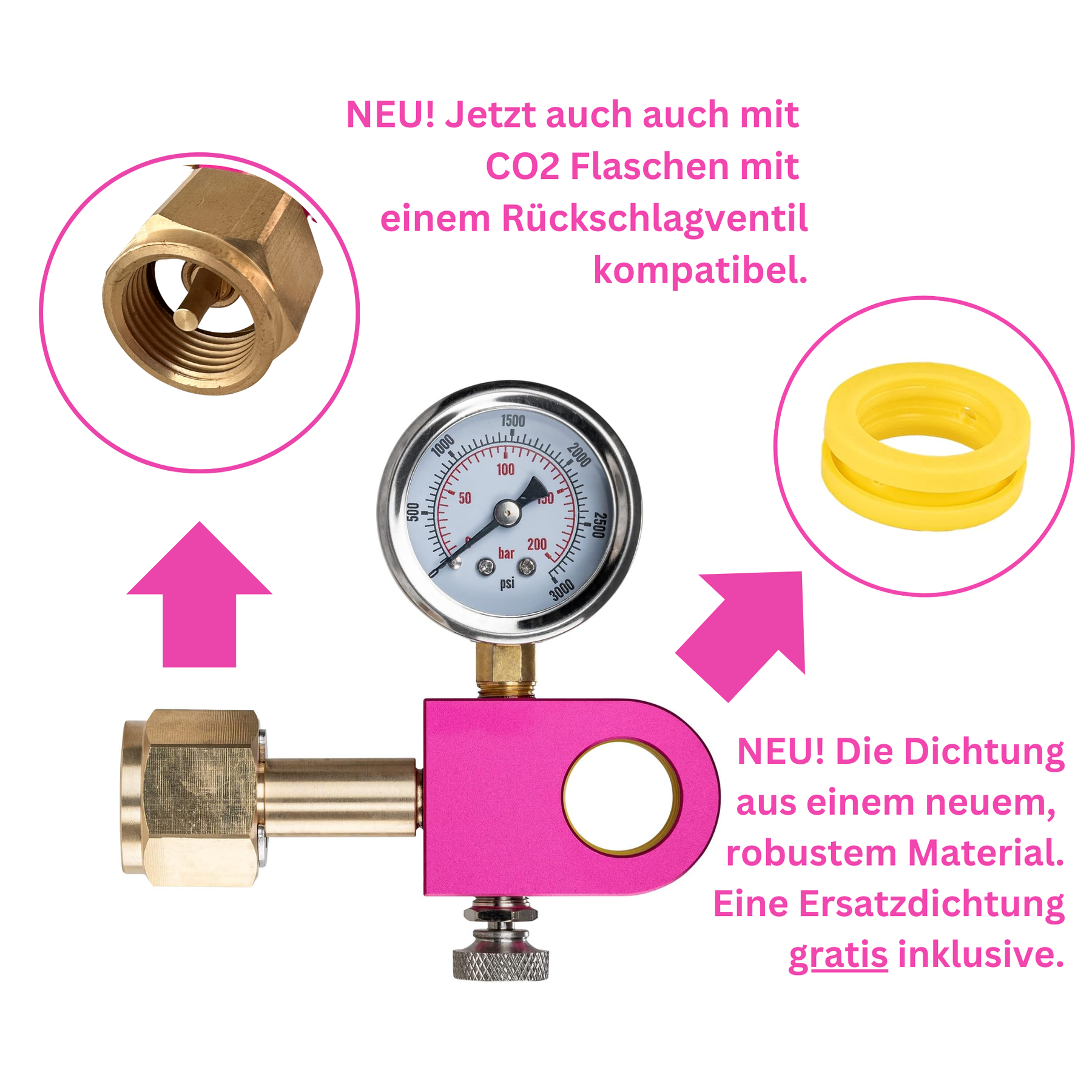 Umfülladapter Sodastream Quick Connect geeignet für Sodastream DUO, ART und TERRA