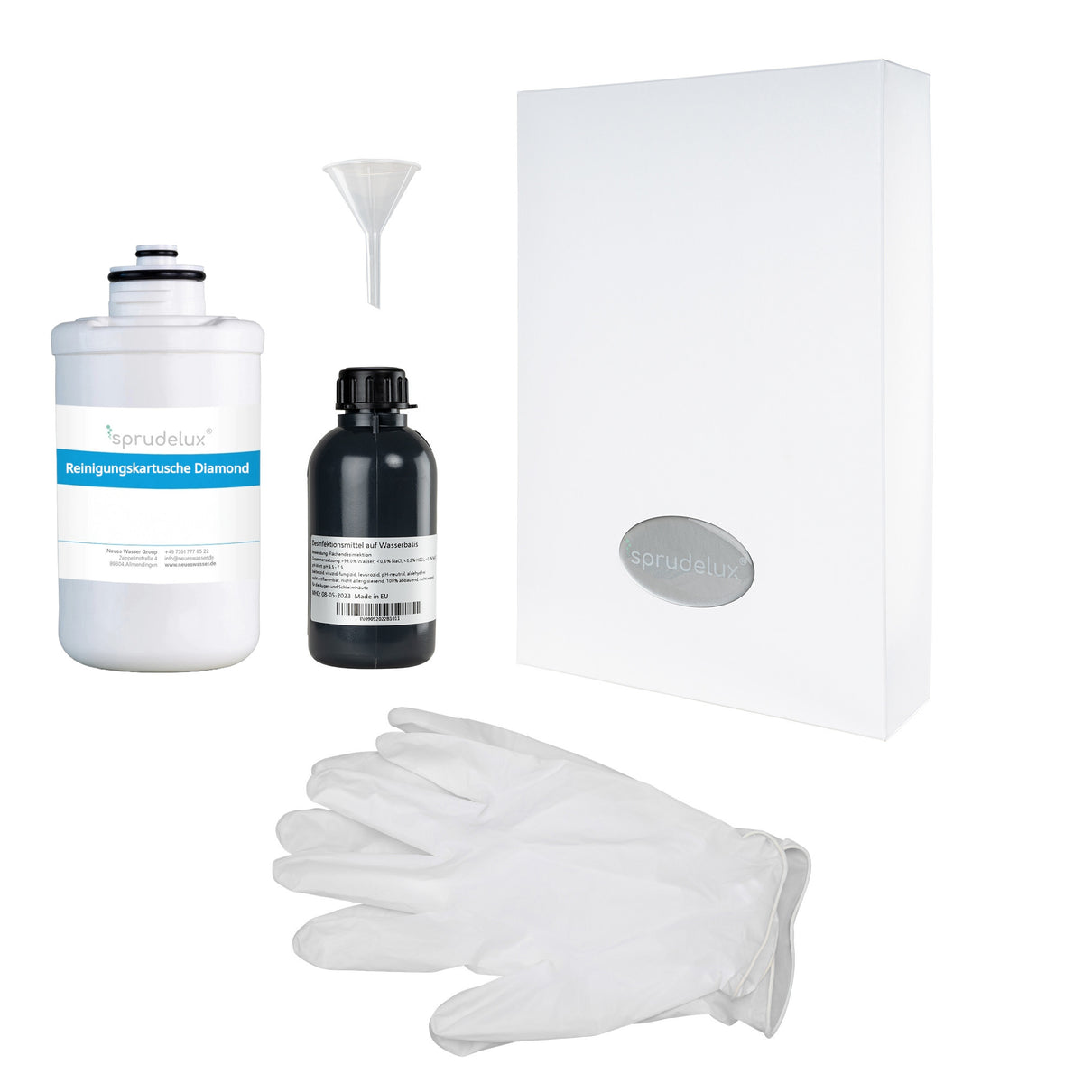 Desinfektion-Set für SPRUDELUX® Tafelwasseranlage FLAME