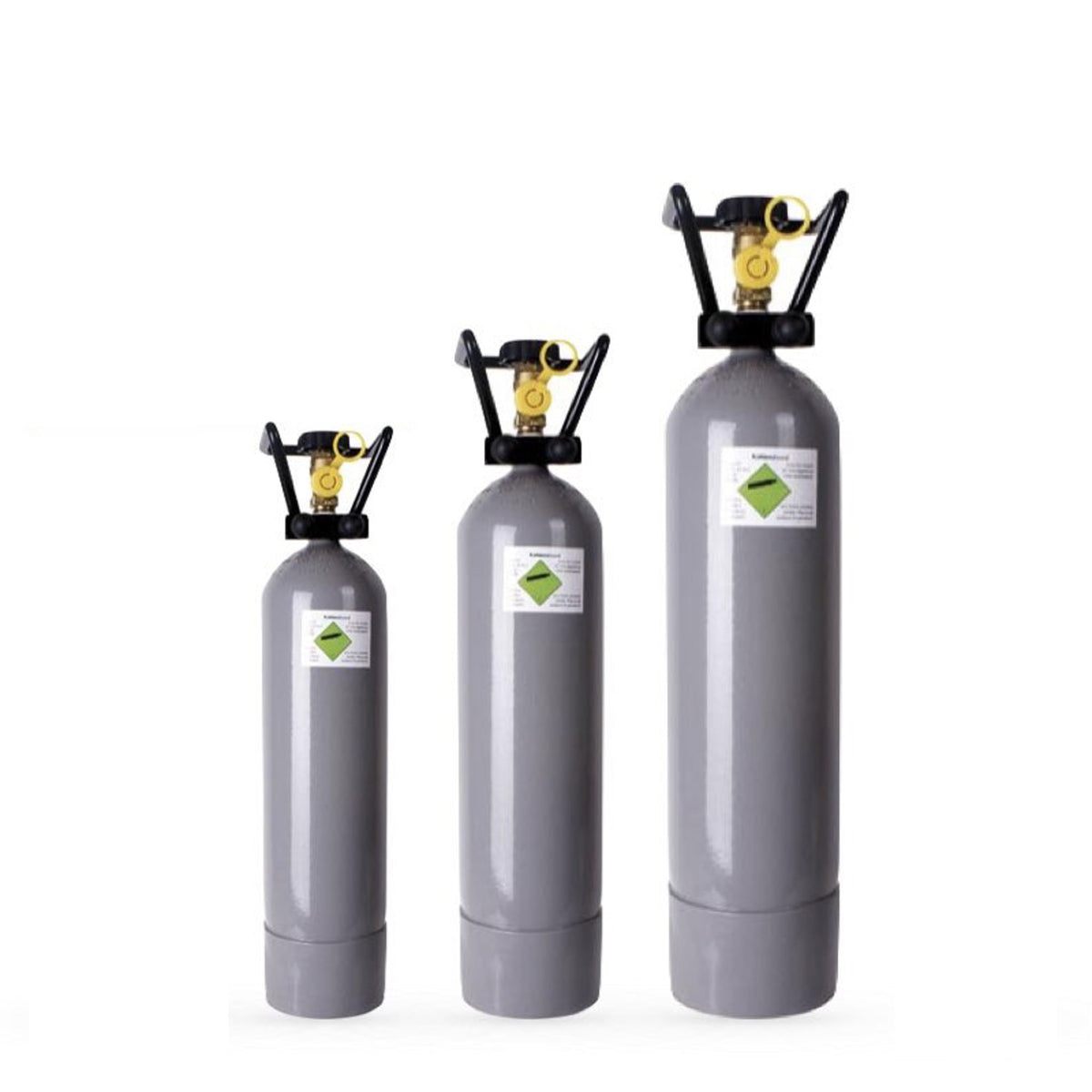 CO2 Flaschenhalter inkl. Kette 2-10 kg Edelstahl