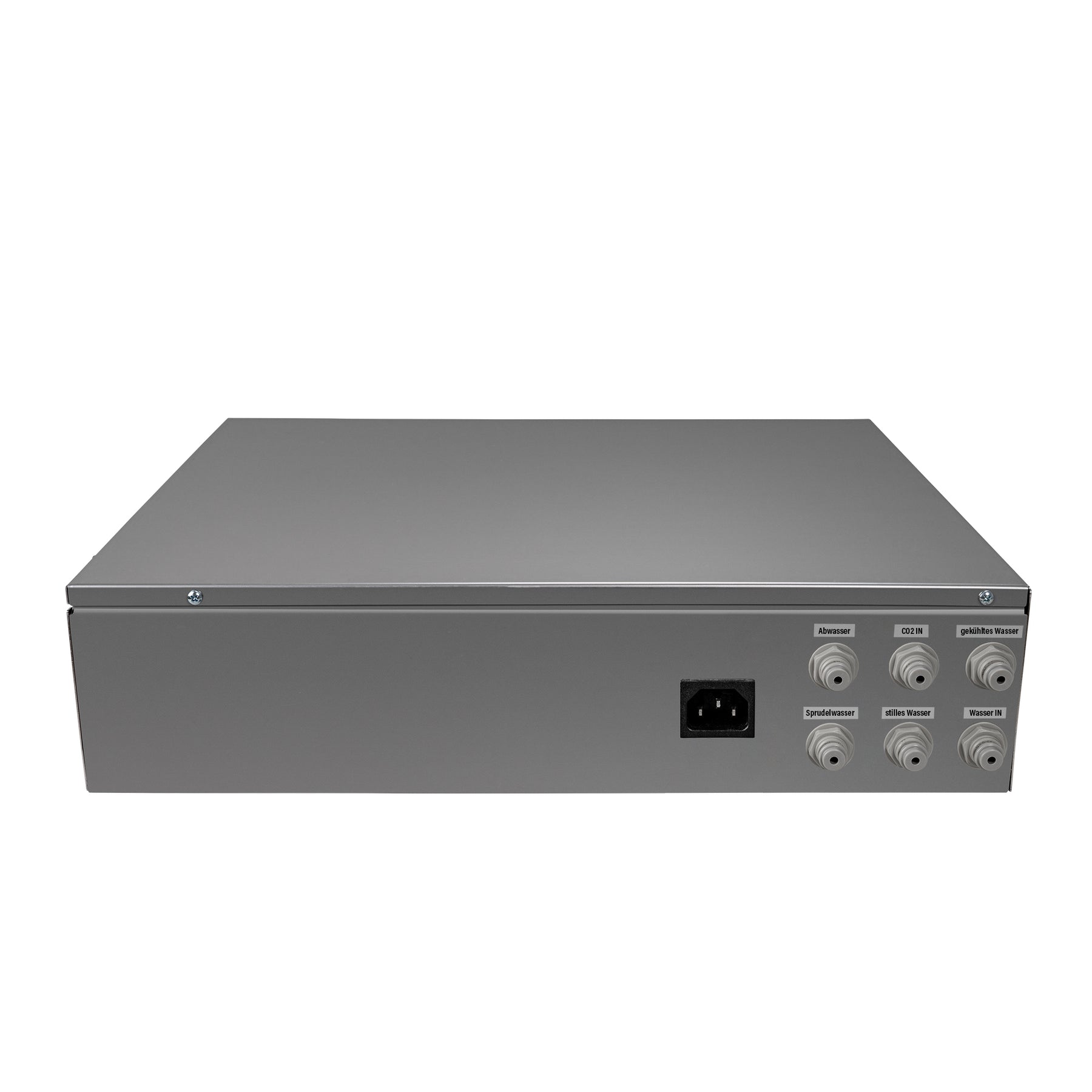 SPRUDELUX® Untertisch-Trinkwassersystem INOX ULTRA FLAT WiFi inkl. 5-Wege-Armatur NOBIUS L-Auslauf