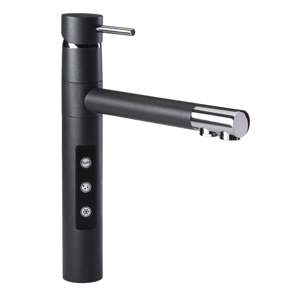 Untertisch-Trinkwassersystem INOX Wassersprudler inkl. 5-Wege-Armatur STELLA