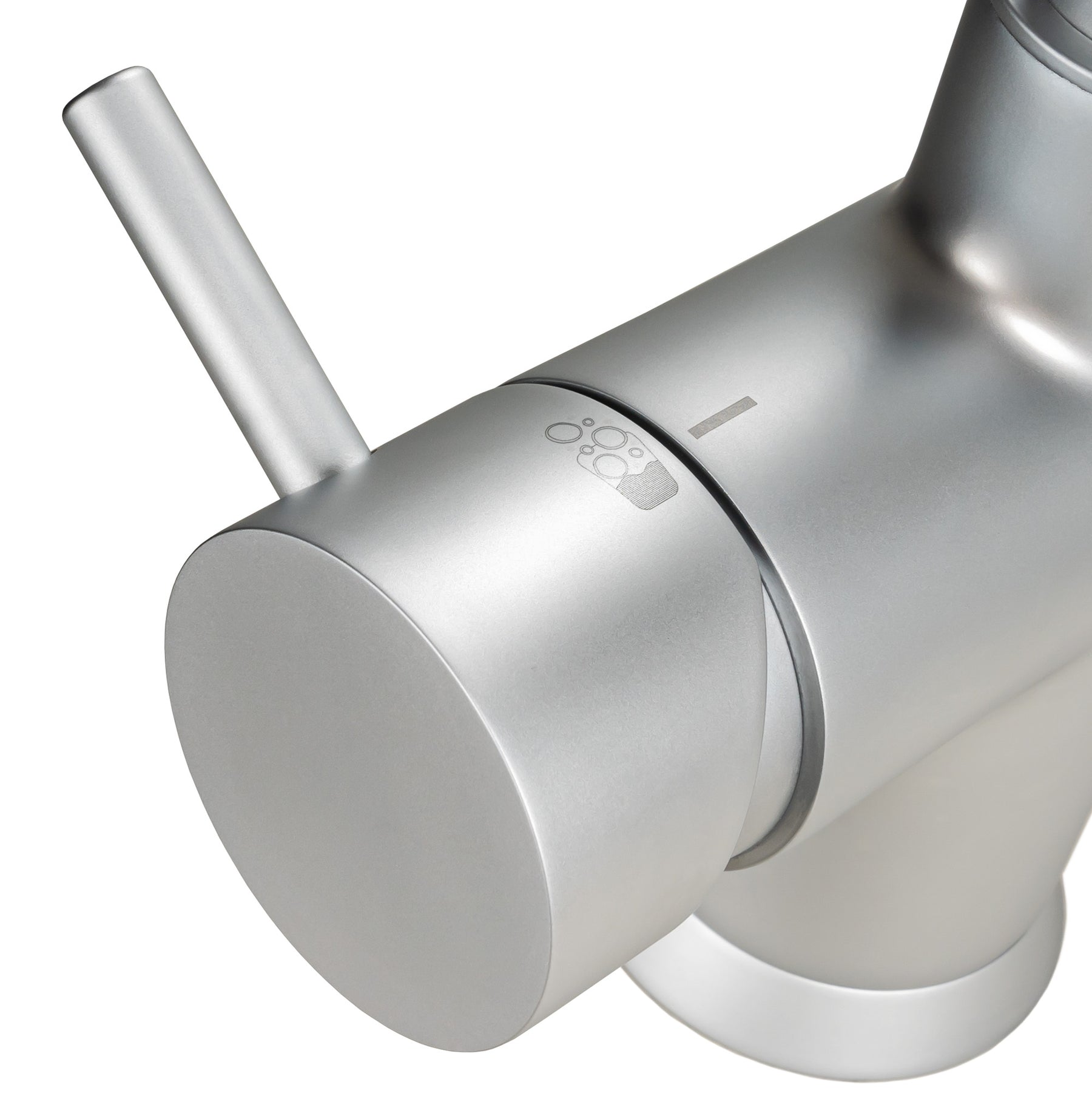 SPRUDELUX® Untertisch-Trinkwassersystem INOX ULTRA FLAT WiFi inkl. 5-Wege-Armatur NOBIUS L-Auslauf