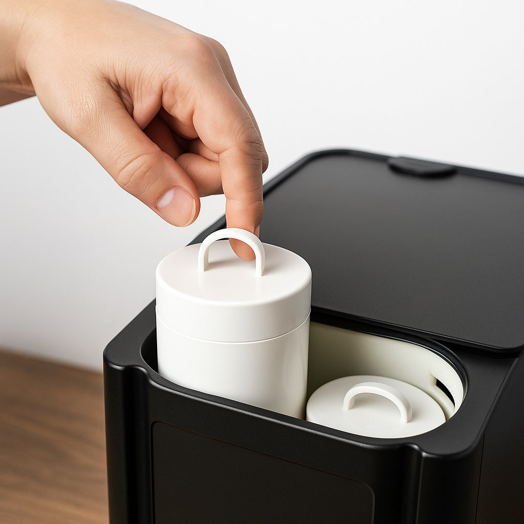 SPRUDELUX SUPREME – Premium Tafelwasseranlage mit Umkehrosmose, CO2 & Heißwasserfunktion – Wasserspender mit Filter & UVC-Technologie – Festwasseranschluss