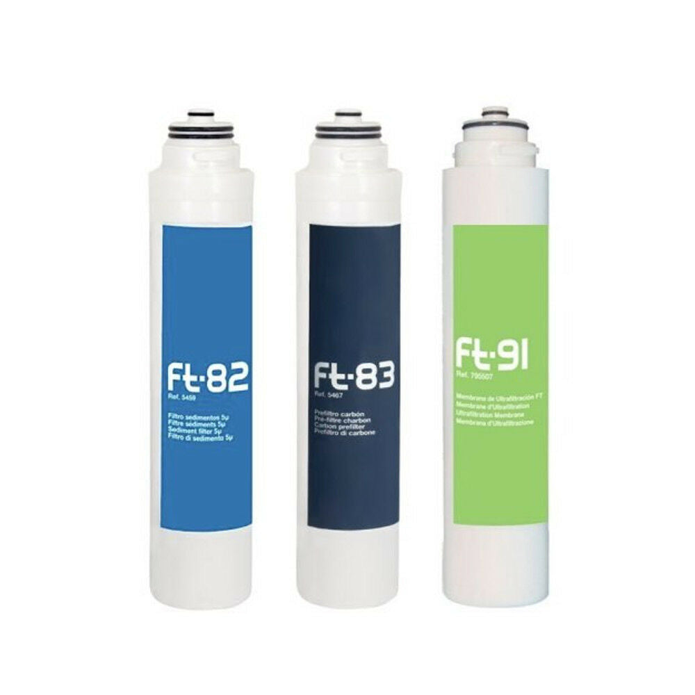 AORA Ersatzfilter für FT-LINE 3 Aktivkohle Wasserfilter mit UF - Filtration