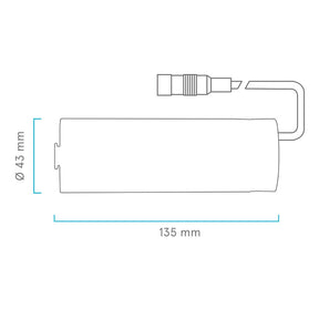 UVC LED Keimsperre Wasser-Sterilisator inklusive Strömungsschalter bis zu 4 Liter pro Minute