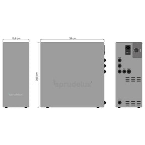Untertisch-Trinkwassersystem SPRUDELUX® INOX SILENT Grundgerät ohne Filter und Wasserhahn
