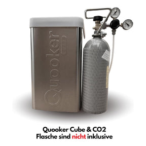 CO2 Druckminderer für Mehrwegflaschen inkl. Connector geeignet für Quooker