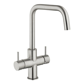 5 Wege Wasserhahn ESTETICA Edelstahl Massiv