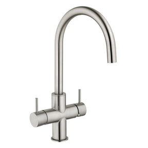 5 Wege Wasserhahn UNICA Edelstahl Massiv