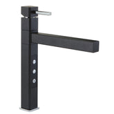 Designer 5-Wege-Wasserhahn STRATOS, Onyx