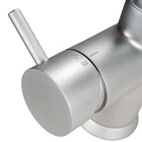 SPRUDELUX® Untertisch-Trinkwassersystem INOX ULTRA FLAT WiFi inkl. 5-Wege-Armatur NOBIUS L-Auslauf