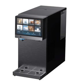 SPRUDELUX PRO TOUCH – Premium Tafelwasseranlage mit Umkehrosmose, Sprudel- & Heißwasserfunktion – Wasserspender mit UVC-Technologie – Festwasseranschluss / Tank