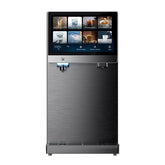SPRUDELUX PRO TOUCH – Premium Tafelwasseranlage mit Umkehrosmose, Sprudel- & Heißwasserfunktion – Wasserspender mit UVC-Technologie – Festwasseranschluss / Tank
