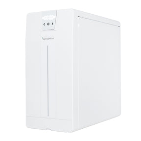 SPRUDELUX® POWER SODA Untertisch-Tafelwassersystem – Wassersprudler mit 5-Wege-Armatur GIULIA C-Auslauf INOX & 2 kg CO2-Flasche – Sprudelwasser direkt aus dem Wasserhahn