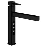 Designer Fünf-Wege-Wasserhahn STRATOS FULL BLACK