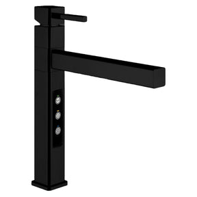 Designer Fünf-Wege-Wasserhahn STRATOS FULL BLACK