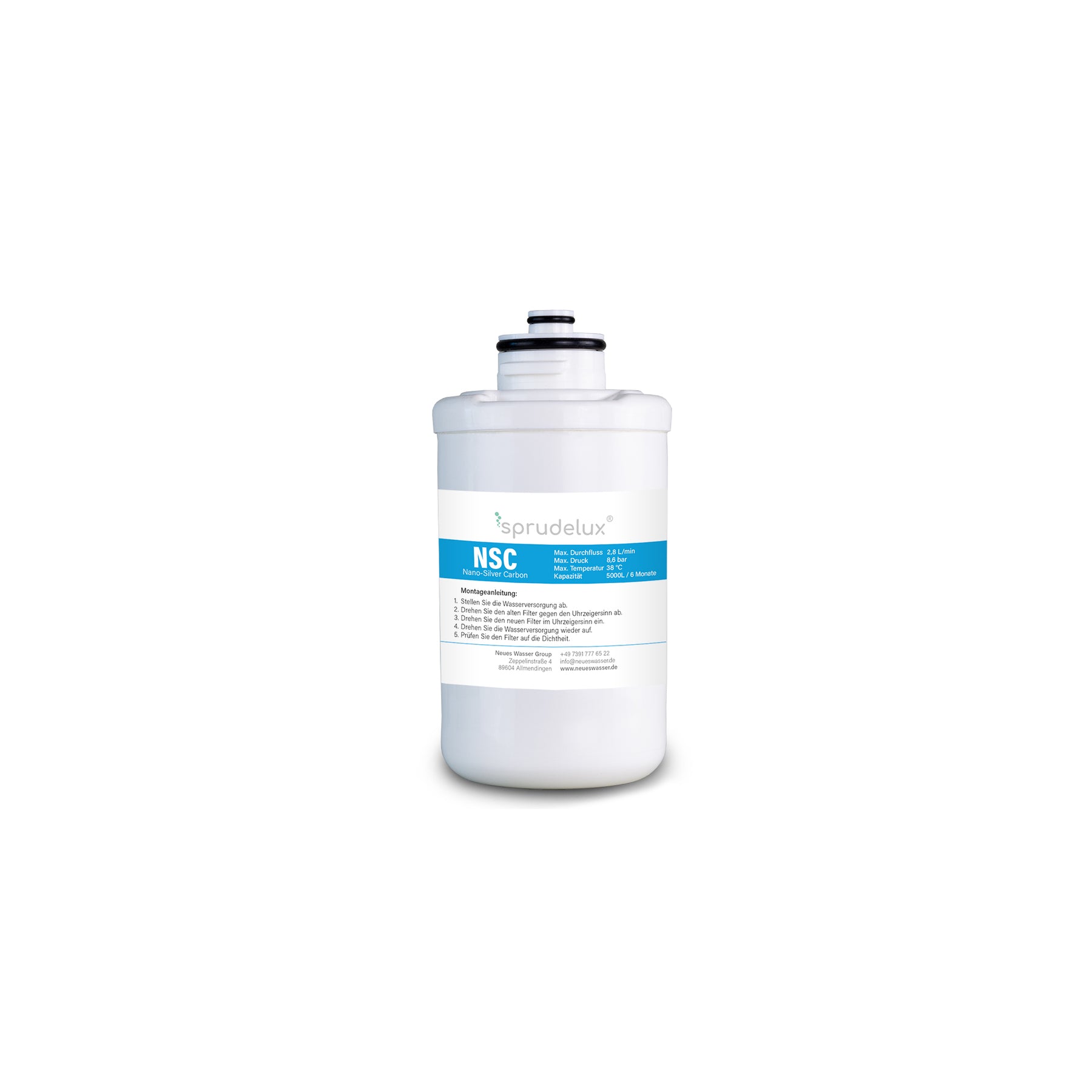 Ersatzfilter für Sprudelux® Diamond Tafelwasseranlagen