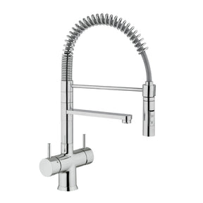 5-Wege-Wasserhahn LUXURY 47cm Spiralfederwasserhahn 5-Wege-Armatur