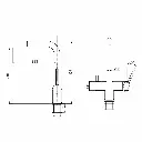 3-Wege-Armatur NORA Pullout L-Auslauf in Edelstahl Massiv2.webp