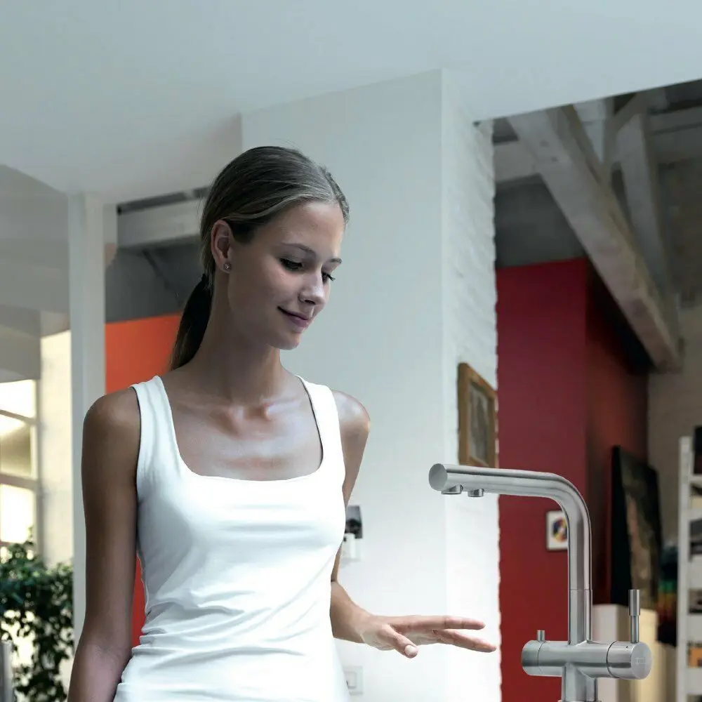 3-Wege-Armatur FRANKE L-Auslauf in Edelstahl Massiv5.webp