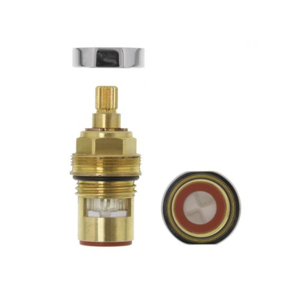 BLANCO Kartusche Kopfventil Ø= 20 MM + Sicherungsmutter SW30 TRIMA/ FONTAS II SO Messing 121643 - Für Blanco Armatur Hochdruck