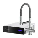 SPRUDELUX® OSMO FLAT Premium Umkehrosmoseanlage | nur 10,5 cm flach | hoher CO2 Gehalt | geräuscharm | Edelstahl | Made in Italy