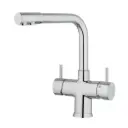 5-Wege-Armatur NOBIUS Chrom für Sprudelwasser Made in Italy - 26cm