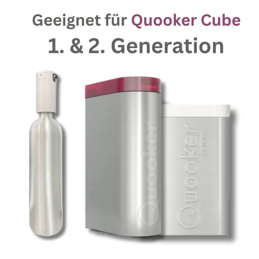 CO2 Druckminderer SPRUDELUX geeignet für Sodastream - statt Quooker Cube Zylindern